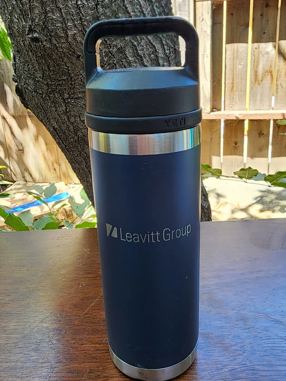 YETI Rambler 18 oz Vacuum Insulated Water Bottle with Chug Cap - Navy Blue